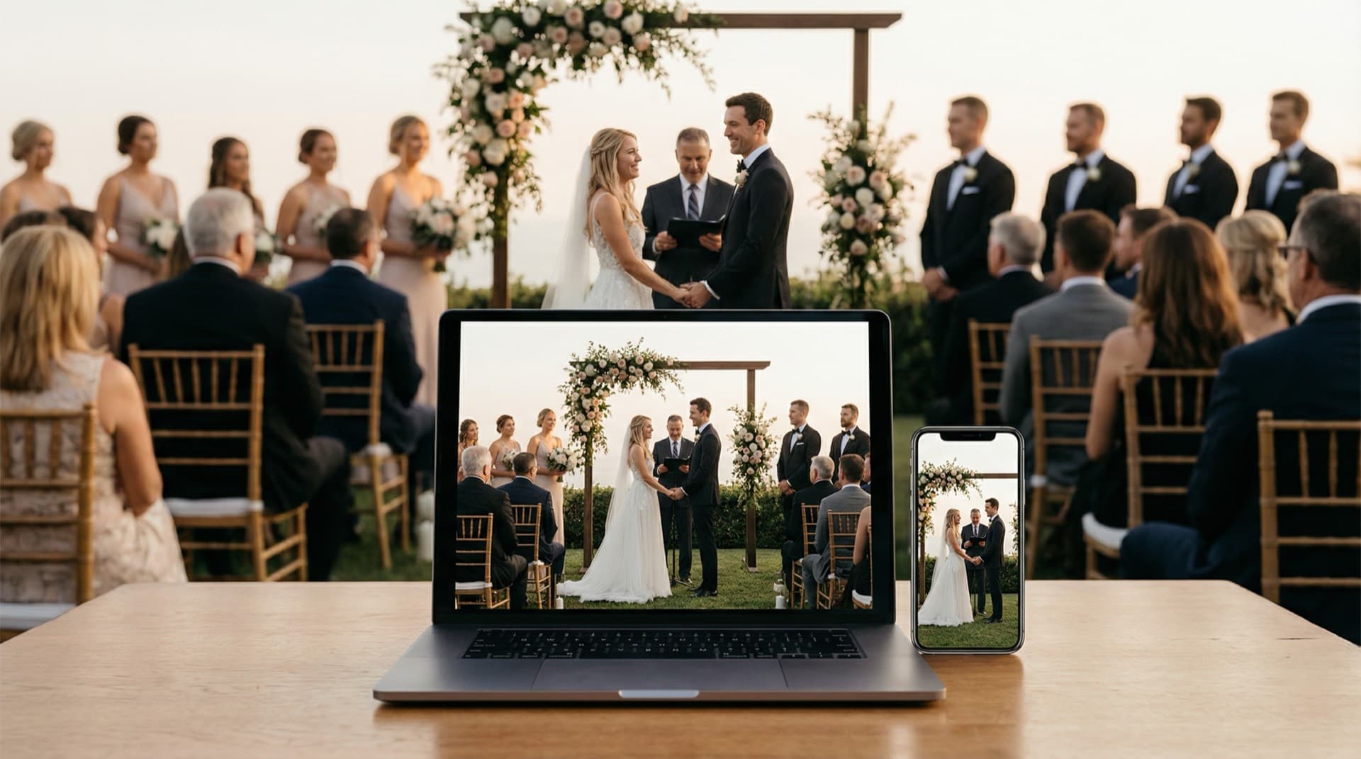 Live event broadcast streaming on Picsui to remote viewers